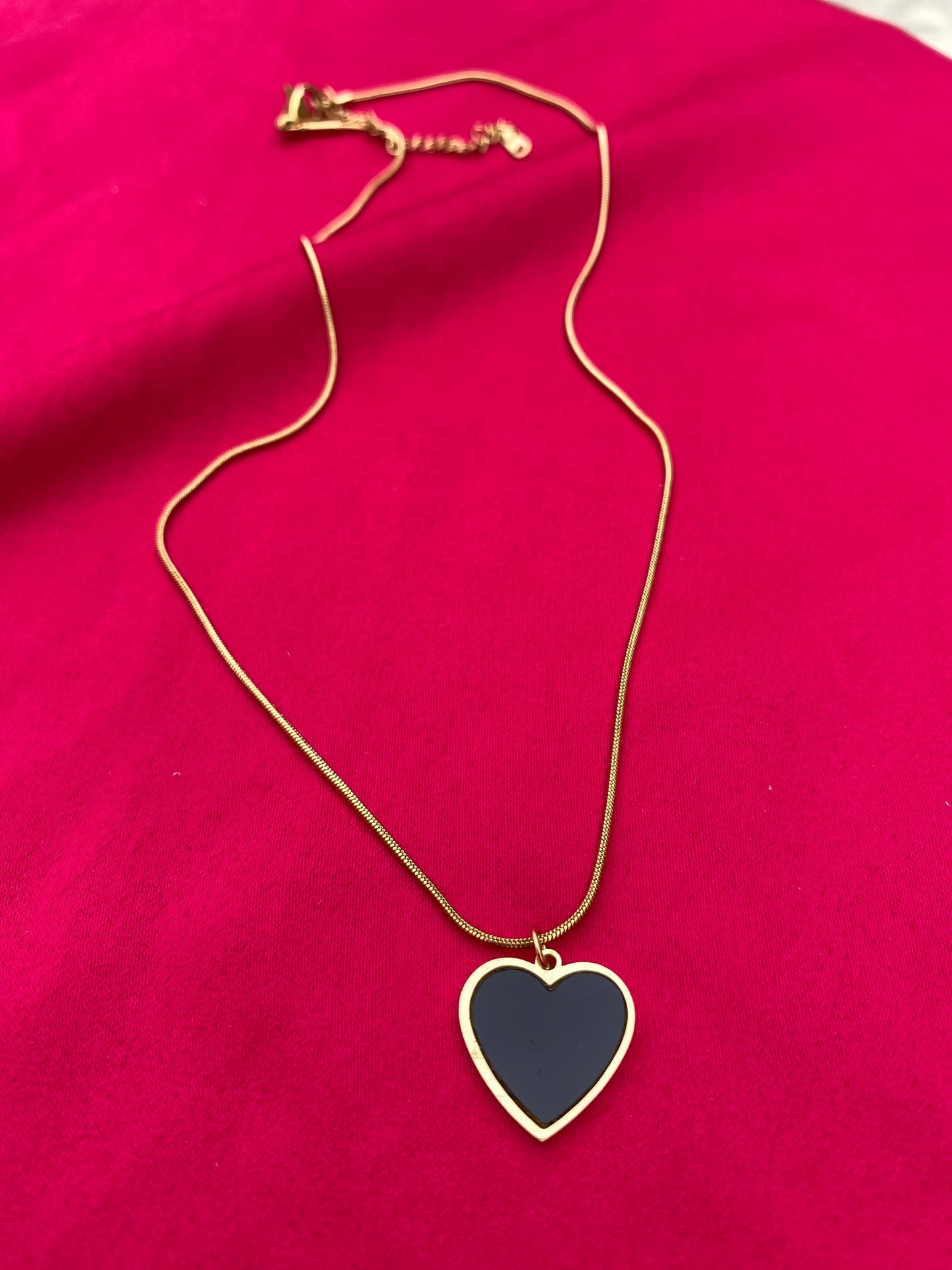 New Heart-shaped pendant necklace stainless steel